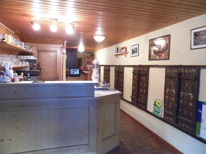 bar de la ferme auberge des cimes