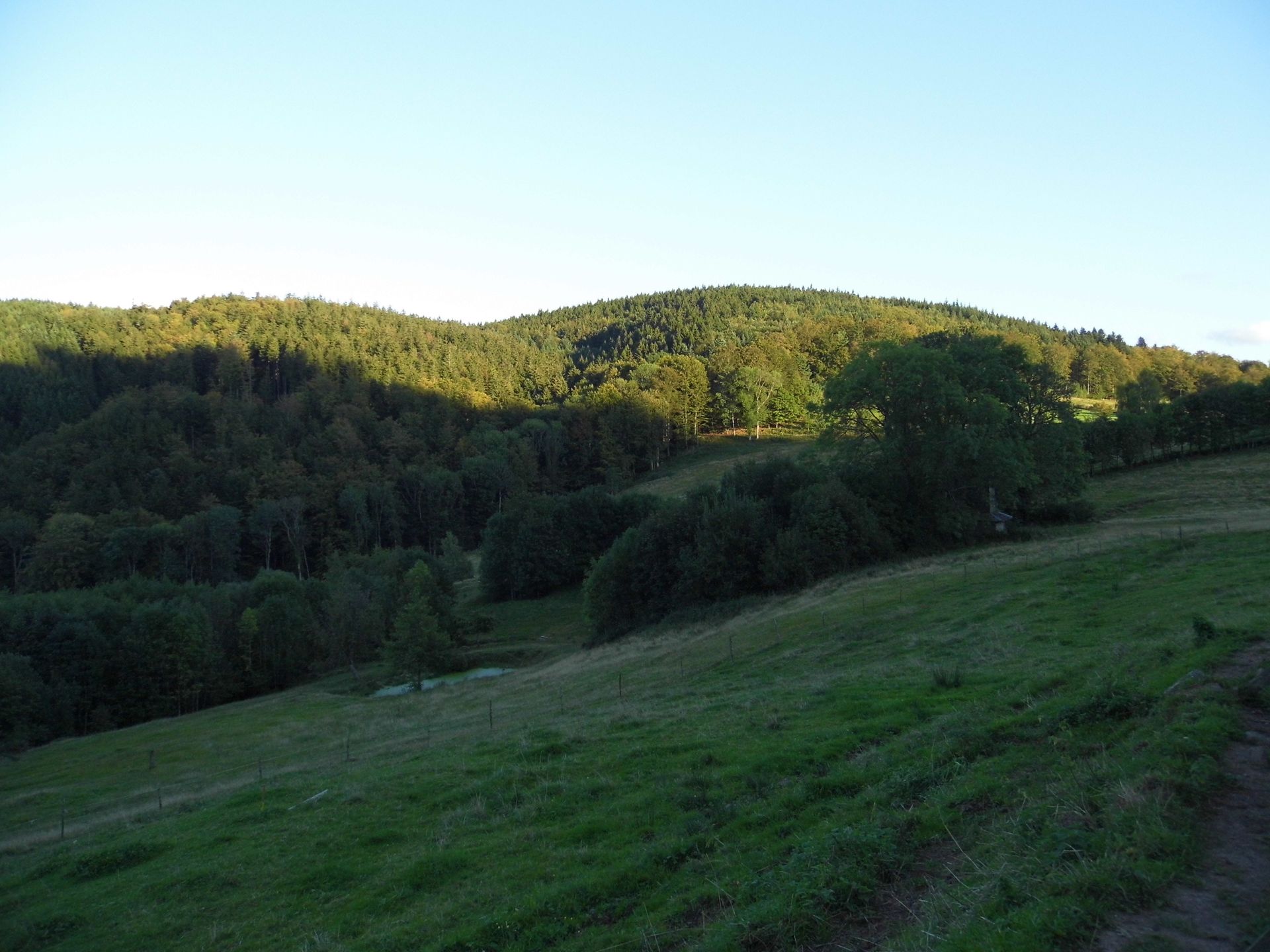 vue de la ferme auberge des cimes